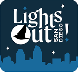 logo for Lights Out San Diego!