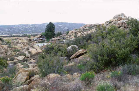 Photo of the Cary Ranch at Anza California on the site of the Mountain Cahuilla village of Pauki where Anza left the desert to go on to northern California