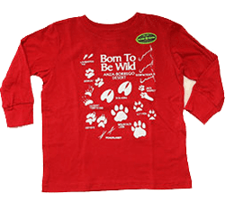 Toddler Born to be Wild Long Sleeve Tee