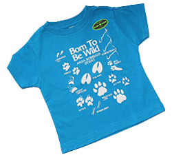 Toddler Born To Be Wild Tee (Turquoise)