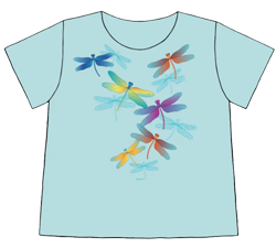 Ladies Dragons Fly Tee