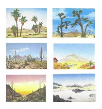 Mockel Notecard Set: Southwest Scenic #63