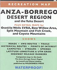 Anza-Borrego Desert Region Map