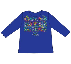 Ladies Hummingbird Huipil Tee