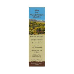 Advice from Anza-Borrego Bookmark